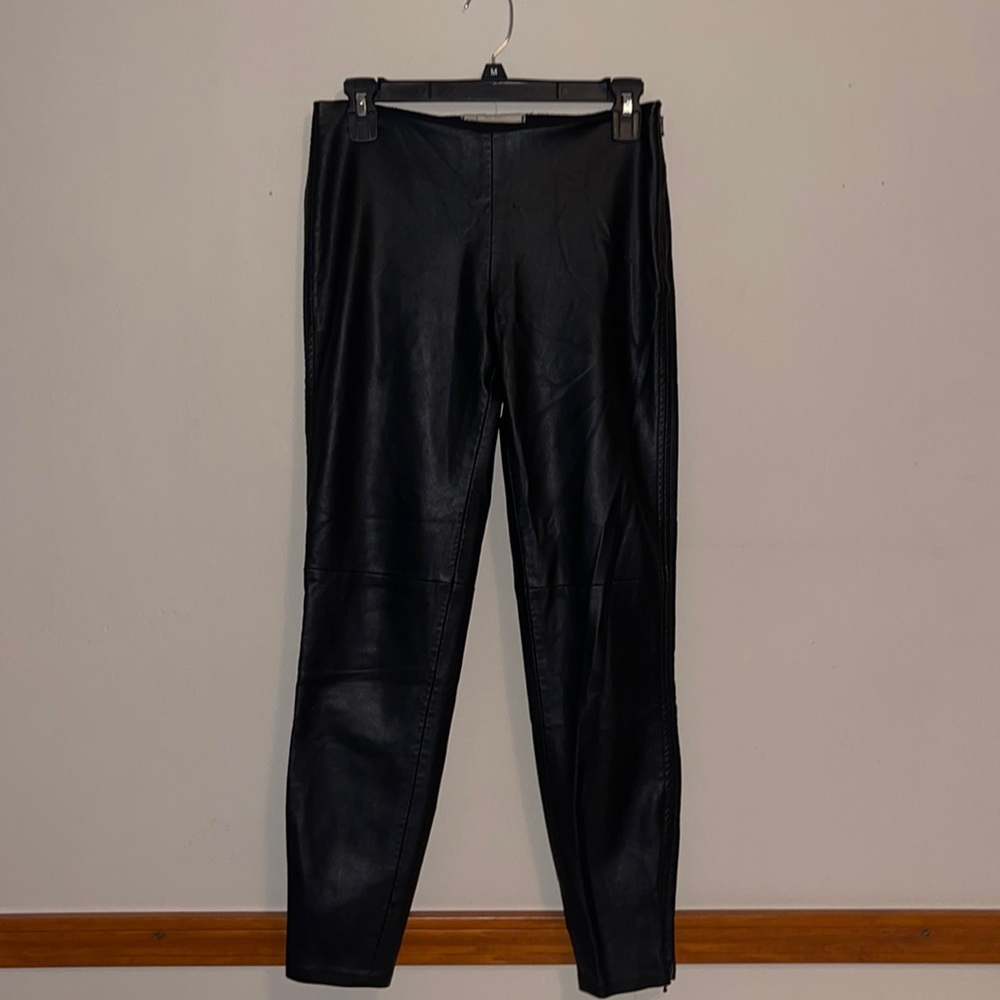 Free people black vegan leather pants